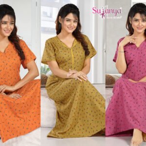 1542 PV Aline Long Chain Nighties