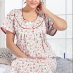 women cotton pleated nightie design 165 – Sukanya She Is Special