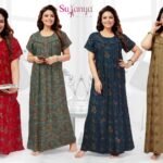 8459 Alpine Pleated Nighties