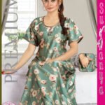 S1102 Nighties Satin Aline