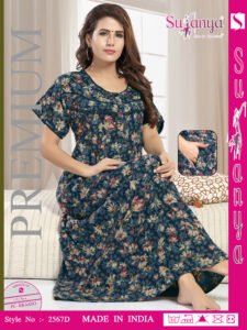 women pc braso pleated nightie design 2567 – Sukanya She Is Special