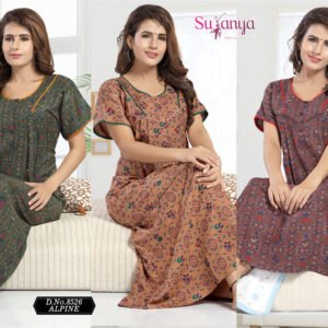 8526 Alpine Pleated Nighties