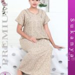women pv pleated nightie design 2573 – Sukanya She Is Special