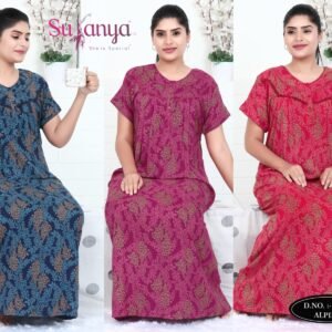 8566 Alpine Pleated Nighties