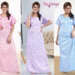173 Cotton Pleated Nighties