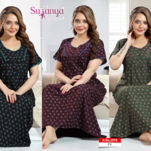 2575 PV Pleated Nighties