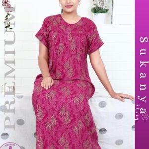 8566 Nighties Alpine Pleated