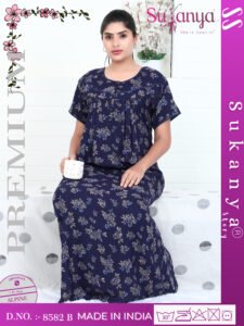 8582 Nighties Alpine Pleated