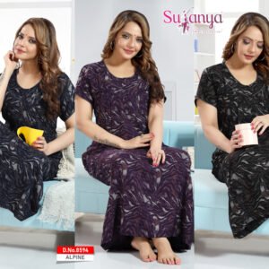8594 Alpine Pleated Nighties