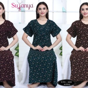 8609 Alpine Pleated Nighties