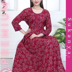 Elegant Single Flared Gown in Alpine Fabric – Style 7537