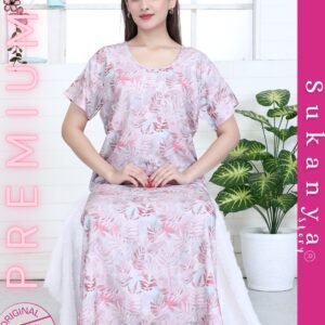 Super Premium Rayon Digital A-Line Nighty – SP101